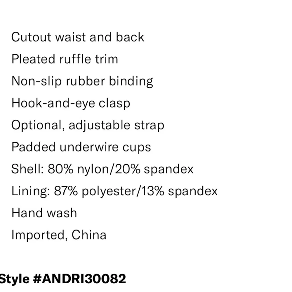 Andrea Lyamah one piece swimsuit S New $255 Swimsuit - Picture 8 of 8